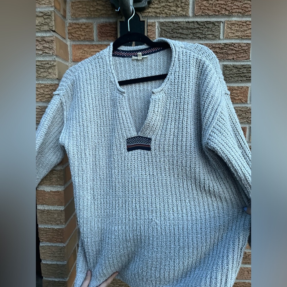 Lightly worn sweater with American flag detail
